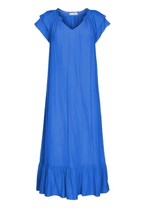 Lang Sunrise Kjole i New Blue fra Co'Couture